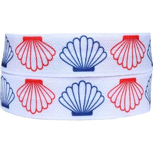 FLRA ElasticClassical designed bright shell fold over elastic for hair ribbon