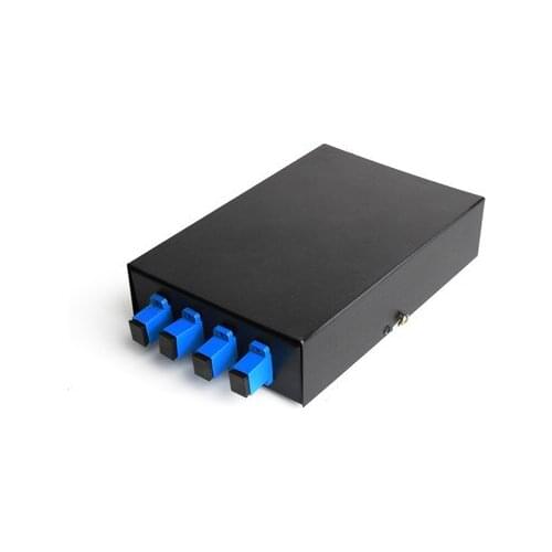 FTTX FTTH Network SC 4 Ports Optic Fiber Terminal Box, include Pigtail and Fiber Optic Adapter