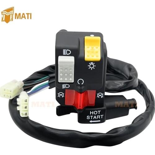 Left Handlebar Switch Kill Stop Headlight Hot Start for Honda TRX450 TRX450R 2004-2007 35200-HP1-003