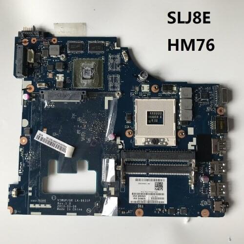 ZZZNAYQ For Lenovo G500 VIWGP/GR LA-9631P Laptop Motherboard PGA989 HM76 SLJ8E Graphics HD8570M/R5 M230 2G 100% Test Work