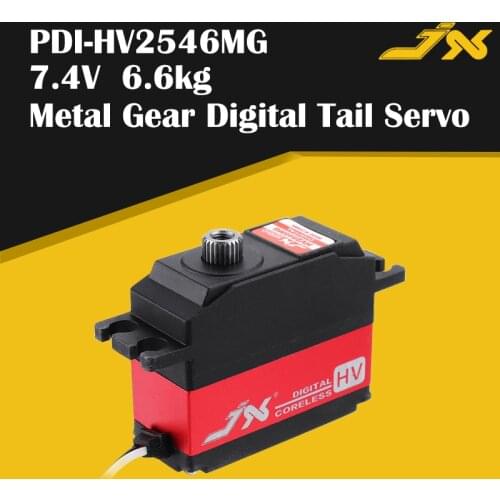 Hot JX PDI-HV2546MG 25g Metal Gear Digital High Voltage Coreless Motor Tail Servo For RC TREX Align ALZRC 450 500 Helicopter