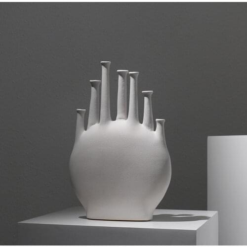 Minimalist Abstract Geometric Sonata Porcelain Sculpture Modern Living Room Dining Table Hotel Home Decoration Ornaments