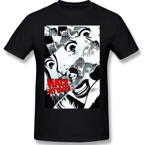Hack Attack Dedsec Hacker Cool Watch Dogs Games T Shirt Streetwear Big Size Cotton Crewneck Short Sleeve Men T Shirt