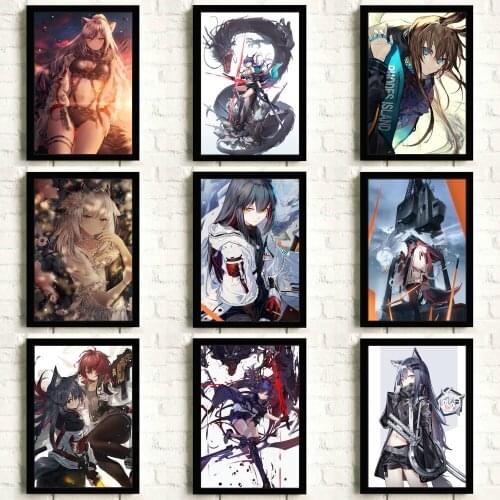 Full Square Diamond Painting Anime Game Arknights Embroidery 5D DIY Diamond Mosaic Cross Stitch Kits Picture Home Decoration