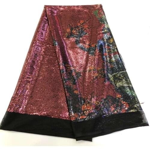 Nigerian Lace Fabrics For Wedding 2019 African French Lace Fabric High Quality Lace for wedding dress with sequins xb11-70