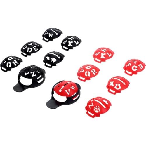 New 6+1 pcs Golf Ball Line Liner Marker Template Set Drawing Alignment Tool Ball Monograms Golf Accessories Free shipping