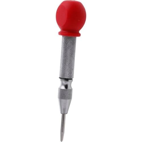 New Semi-Automatic Center Punch Hole Impact Spring Loaded With Protective Sleeve