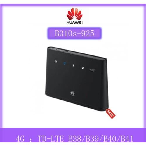 Unlocked Huawei B310S-925 4G LTE CPE 150mbps WIFI Router Hotspot Up to 32 wireless users plus 2pcs antennas
