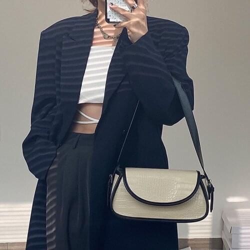 New Fashion European Retro Style Shoulder Bag Wild Messenger Shoulder Bag Underarm Bag Armpit Bag