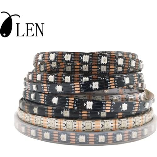 WS2813 (WS2812B Update) RGB LED Strip Light Lighting Individually Addressable Dual Signal 1m 5m 30 60 144 LEDs IP30 65 67