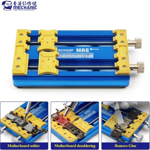 MECHANIC MR6 PRO Universal PCB Holder Precision Double-Bearings Fixture for Motherboard Integrated IC Chip Remove Glue Clamp