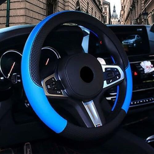 WLMWL Universal car steering wheel cover for Chrysler all medels 300c 300 300m aspen cirrus daytona Steering Wheel Hubs