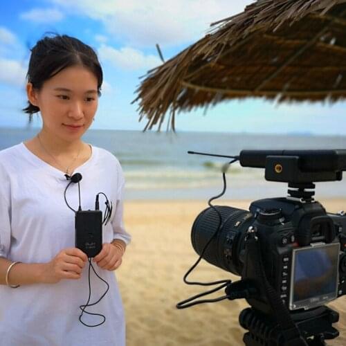 Dv recording with SLR camera wireless microphone interview and shoot like video clip computer mobile phone live broadcast