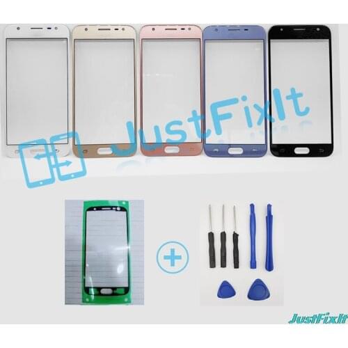10pcs/lot New Replacement For Samsung Galaxy J3 2017 J330 J330F LCD Display Front Glass Outer Glass Lens Replacement Parts+Tools