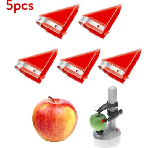 5pcs Automatic Fruit Potato Peeler Blades Replace Kit Household Kitchen Easy Supplies Electric Potato Cutter Peeling Machine#22