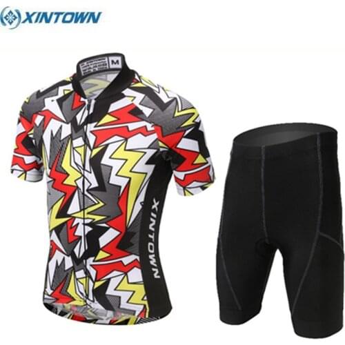 Children Cycling Jersey and Kids Short Sleeve XINTOWN Riding Cycling Clothing Outdoor Sportswear Ropa Ciclismo