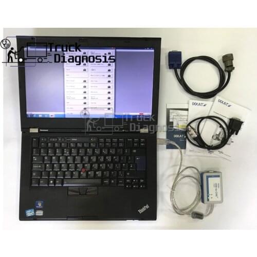 For MTU DIAGNOSTIC KIT (USB-to-CAN V2) MTU Diasys with MTU ADEC +MUT MEDC+ T420 laptop full kit