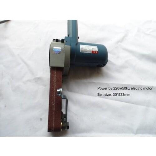 30*533mm Electric belt sanding machine belt sander, circular polishing machines, belt grinding machine grinder double handle