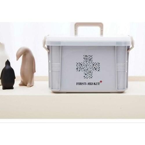 European style family children baby small medicine home large medical first aid box medical medicine box