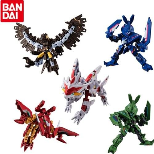 Bandai Genuine Assembled Model Toys ANIMAGEAR Deformation Robot DE 01 Beast Anime Action Figure Collectible Toys Gifts for Kids