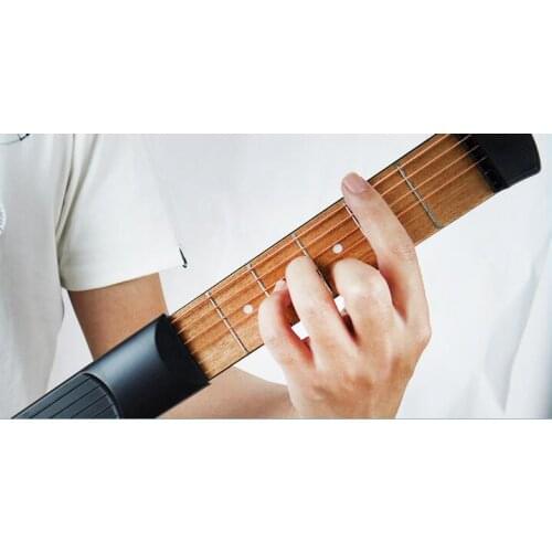 Six-pin pocket guitar 6 Fret portable guitar chord trainer