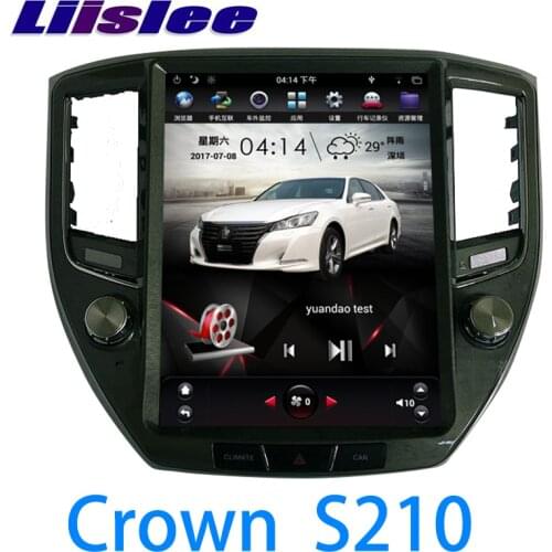 LiisLee Car Multimedia GPS HiFi Audio Radio Stereo For Toyota Crown S210 2012~2018 Original Style Navigation NAVI