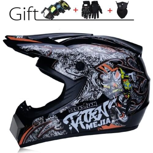 Adult Motorcycle Motocross Off Road Helmet ATV Dirt Bike Downhill MTB DH Racing Helmet Cross Helmet Capacetes Free Shipping