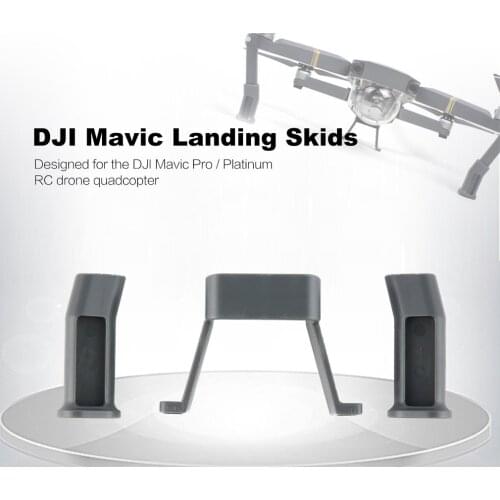 2pcs Landing Skids Gear Drone Legs Wheels Tripod for DJI Mavic Pro/Platinum FPV Quadcopter Aircraft Drone UAV Spare Part