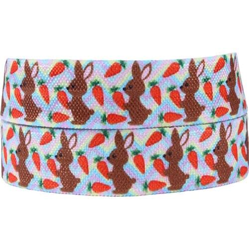 FLRA FOE Carrot fold over elastic for Easter decoration