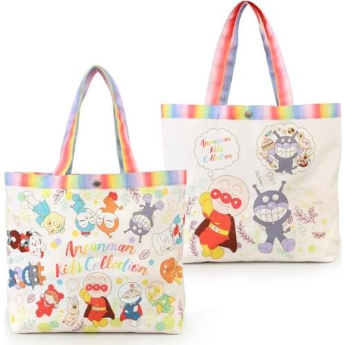New Mommy Bag Shoulder Shopping Bags Anpanman Cartoon Out Ins Baby School Work Storage Handbag Stroller Diaper Accessories Bags