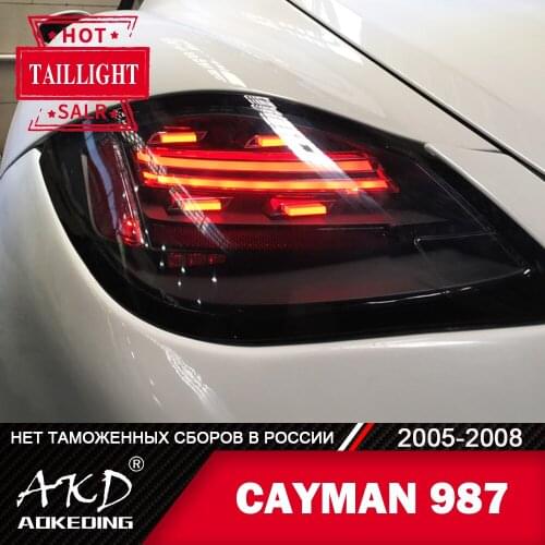 Tail Lamp For Car Porsche Cayman 987 2005-2008 BoxterLED Tail Lights Fog Lights Day Running Light DRL Tuning Cars Accessories