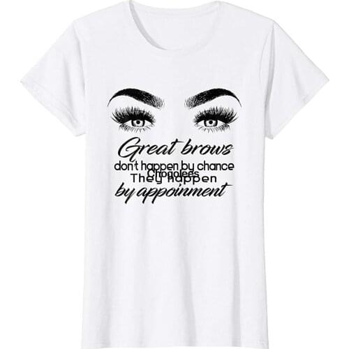 Womens Makeup Artist Tee Shirt Microblading Shirt Brow Shi