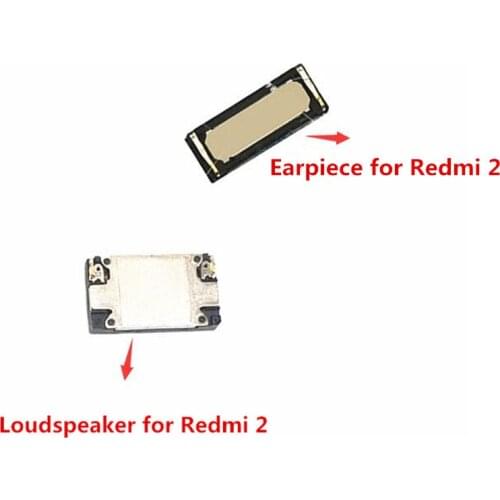 2pcs Phone Replacements Parts for Xiaomi Redmi 2 Speaker Receiver Earpiece Loud Speaker Loudspeaker Module Flex Cable