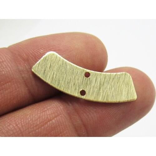 Brass charm connector Textured 28.5x10mm raw brass geometric earrings charm components -20pcs R1188