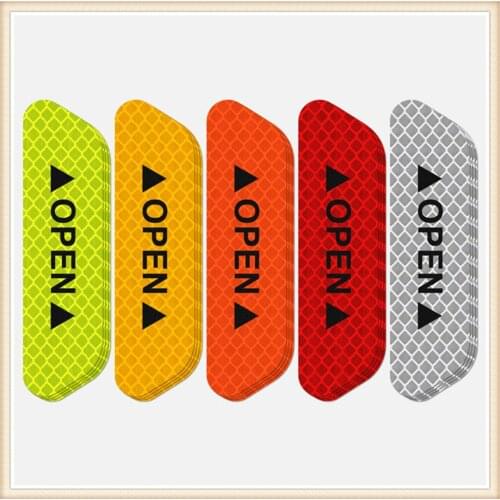 Car Accessories Exterior Reflective Door Stickers DIY for Renault Vel Modus Eolab Twizy Twin-Z Twin-Run Symbol