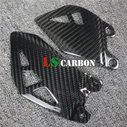 Heel Pedal Side Shield For Kawasaki ZX10R 2011-2019 Full Carbon Fiber Motorcycle Accessories