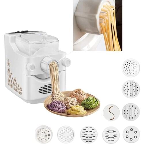 110V/220V Electric Pasta Ramen Noodle Maker Multifunction Dough Sheeter Small Vegetable Noodle Machine