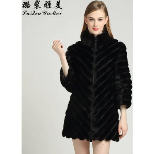 LuQiuYaMei Women's Black Jackets