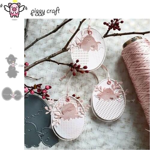 Piggy Craft metal cutting dies cut die mold Chick easter egg decoration Scrapbook paper craft knife mould blade punch stencils