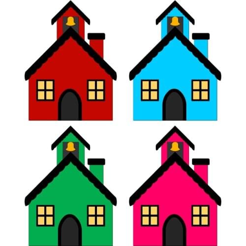 New house Wooden Die Scrapbooking C2763 Cutting Dies Multiple Sizes Compatible with most die cutting machines