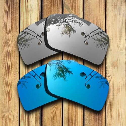 100% Precisely Cut Polarized Replacement Lenses for Eyepatch 2 Sunglasses Chrome & Blue Combine Options