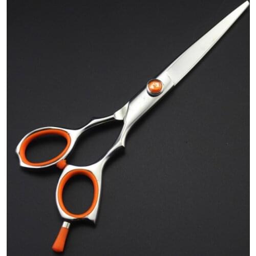 New professional 6.0 inch Japan 9cr13 cutting shears barber cut hair scissors set makeup hairdressing scissors Free shipping