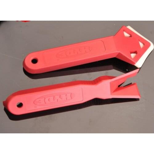 2Pcs/Set Silicone Glass Cement Scraper Tool Caulking Sealant Finishing Grout Floor Cleaning Tile Dirt Tool Spatula Glue Shovel