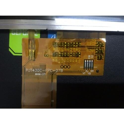Compatible replacement PJT430C-FPC-07B 4.3 inch 40 pin lcd screen and touch screen (not original)