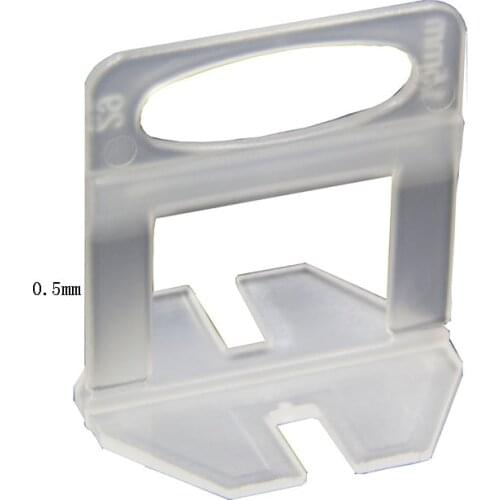 0.5mm Tile Seams 100pcs Tile Leveling System Tools