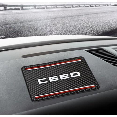 1pcs Car Anti Slip Mat Phone Holder non slip Pad Non-Slip Mat For Kia Ceed Rio 3 4 Sorento Cerato Accessories Car Styling