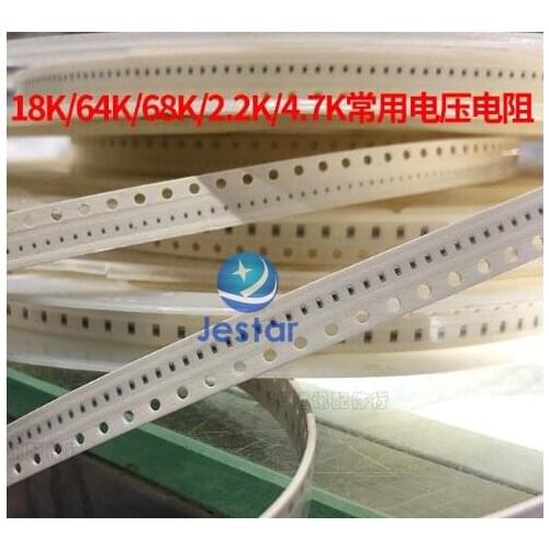 100pcs Battery detection resistance 18K 48K 64K 68K 2.2K 4.7K 1K 10K for iphone Android phone