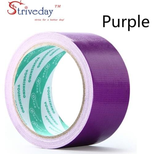 2pcs/lot 25mm wide 10 meters long color Cloth base tape Strong waterproof No trace High viscosity carpet tape Diy decoration
