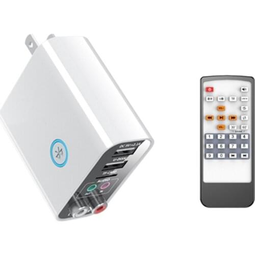 2 in 1 Bluetooth 5.0 Receiver Transmitter 3.5mm RCA Wireless Audio Adapter Support APP Control USB Charger