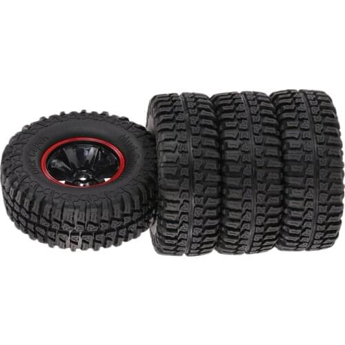 4Pcs 1.9 Inch Rubber Tire RC Car Wheel Tires for 1/10 RC Rock Tracks